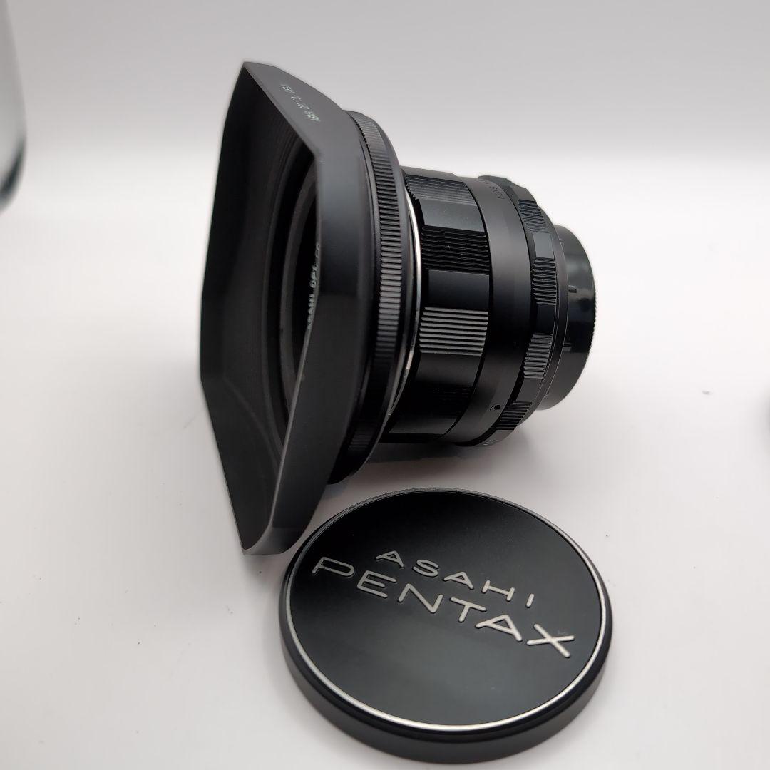 良品 Super Takumar 50mm f/1.4 純正レンズフード付き