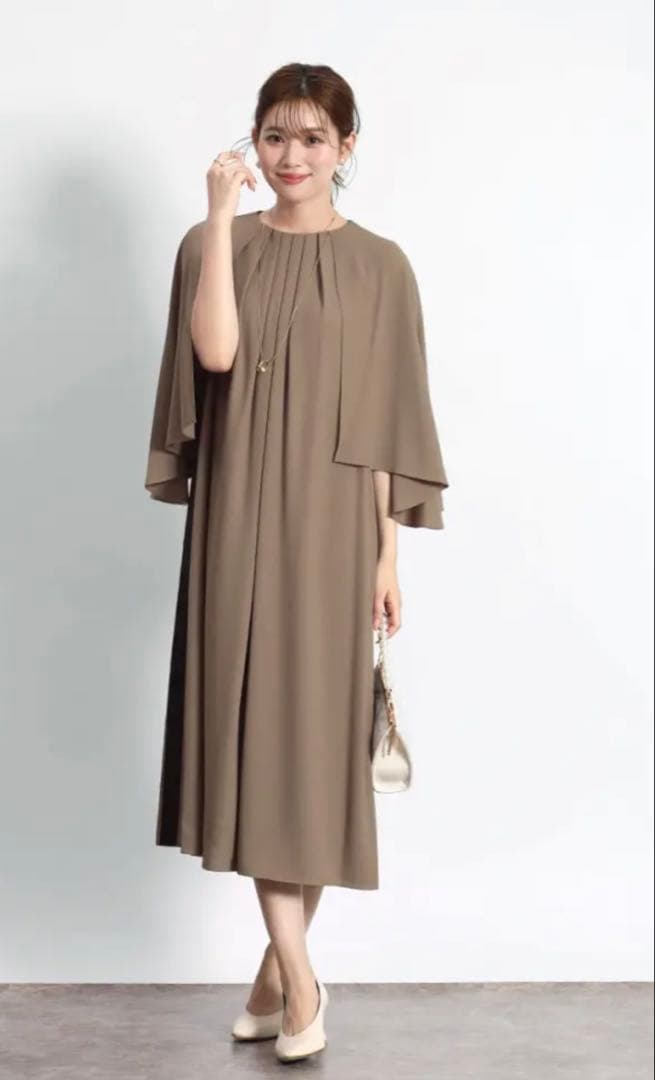 【新品】ヤマダヤ　FENNEL フェンネル　サイドテープケープワンピース