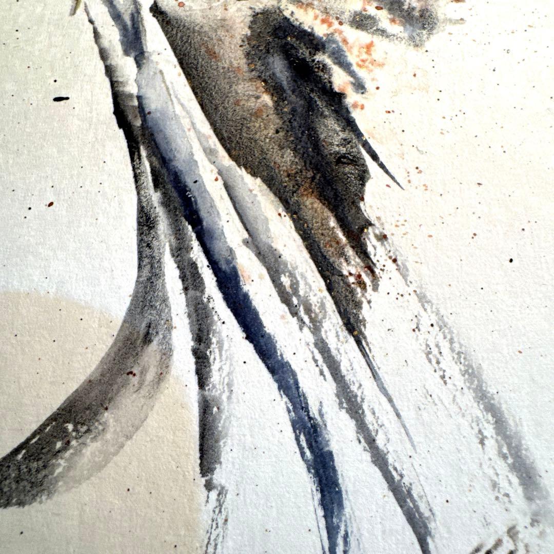 ユ*カ様 鷹 イーグル 鳥 猛禽類 残響 緑 原画 (2024年11月)