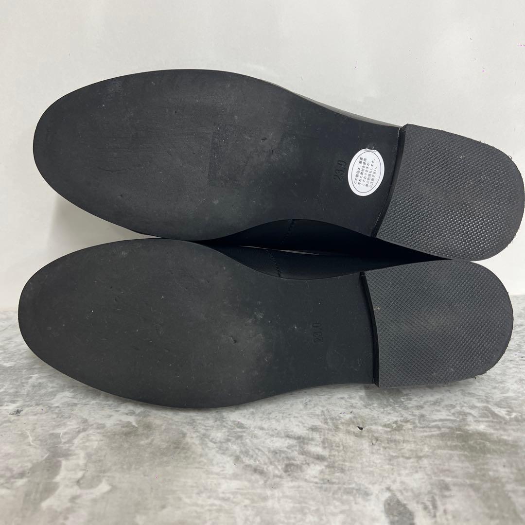 美品　SLOBE IENA スローブイエナ　黒レザー ローファー　23cm