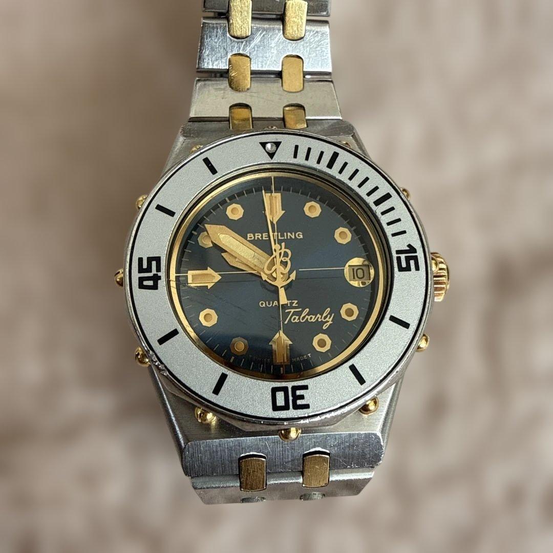 BREITLINGクォーツ ブラックダイヤル 時計