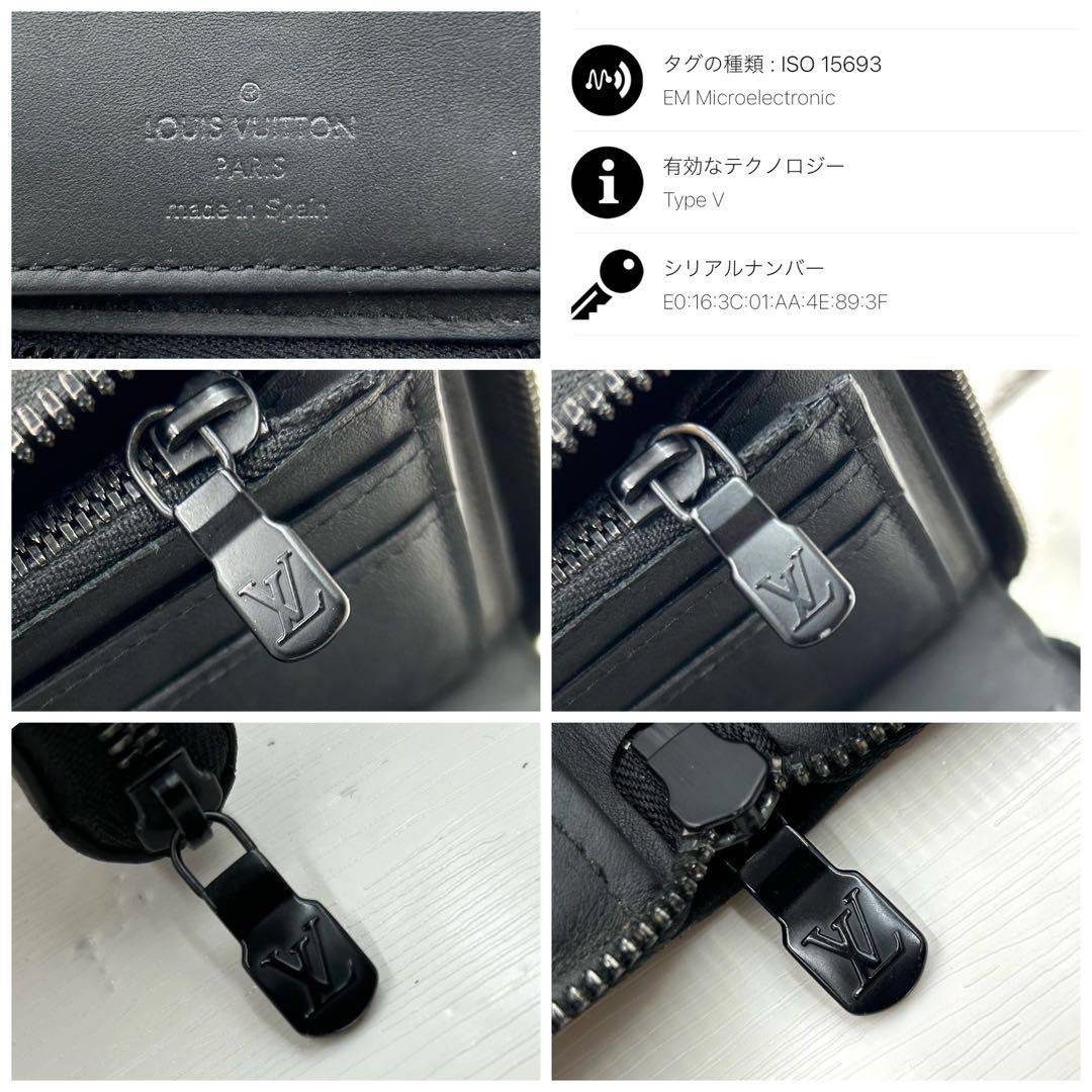 【新型IC】ルイヴィトン モノグラム シャドウ ヴェルティカル ノワール 長財布