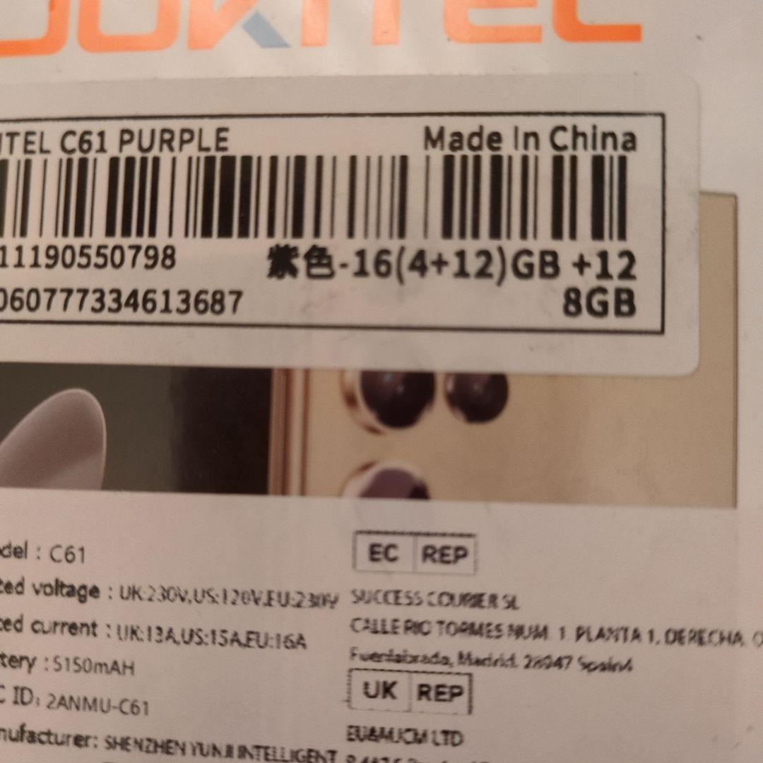 お値下しました・OUKITEL OUKITEL C61 16GB+128GB/