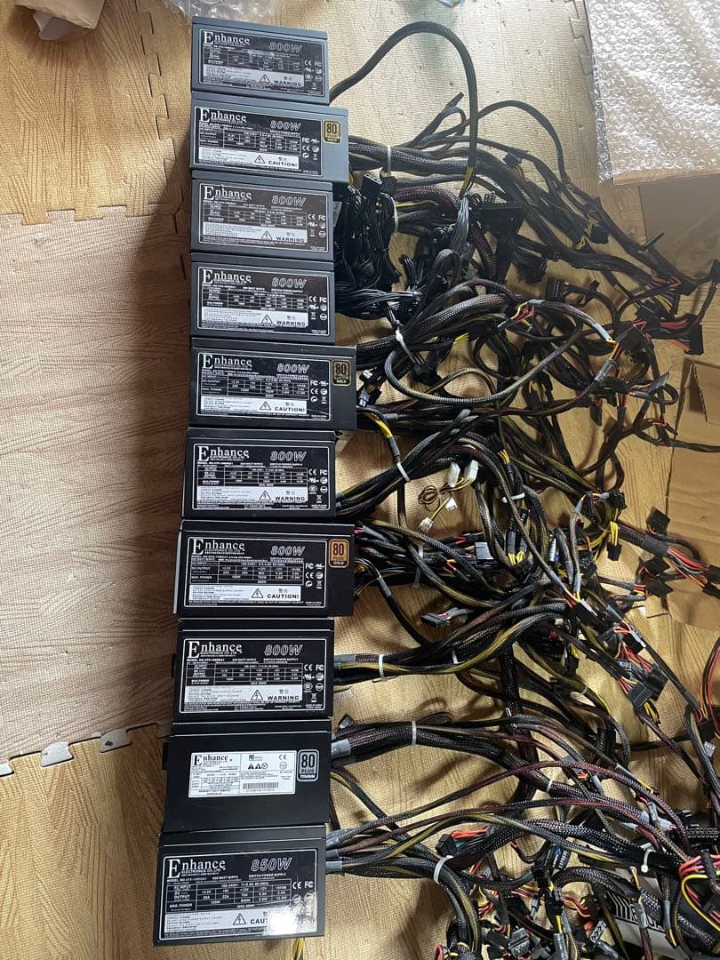 (29/12-C1)電源ユニット800-850W x 10個セット