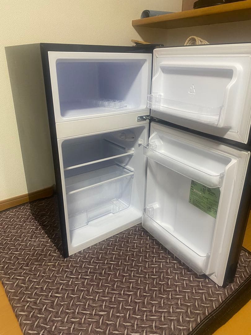 【直接引取可】アイリスプラザ 81L 冷凍冷蔵庫 PRC-B082DM 2ドア