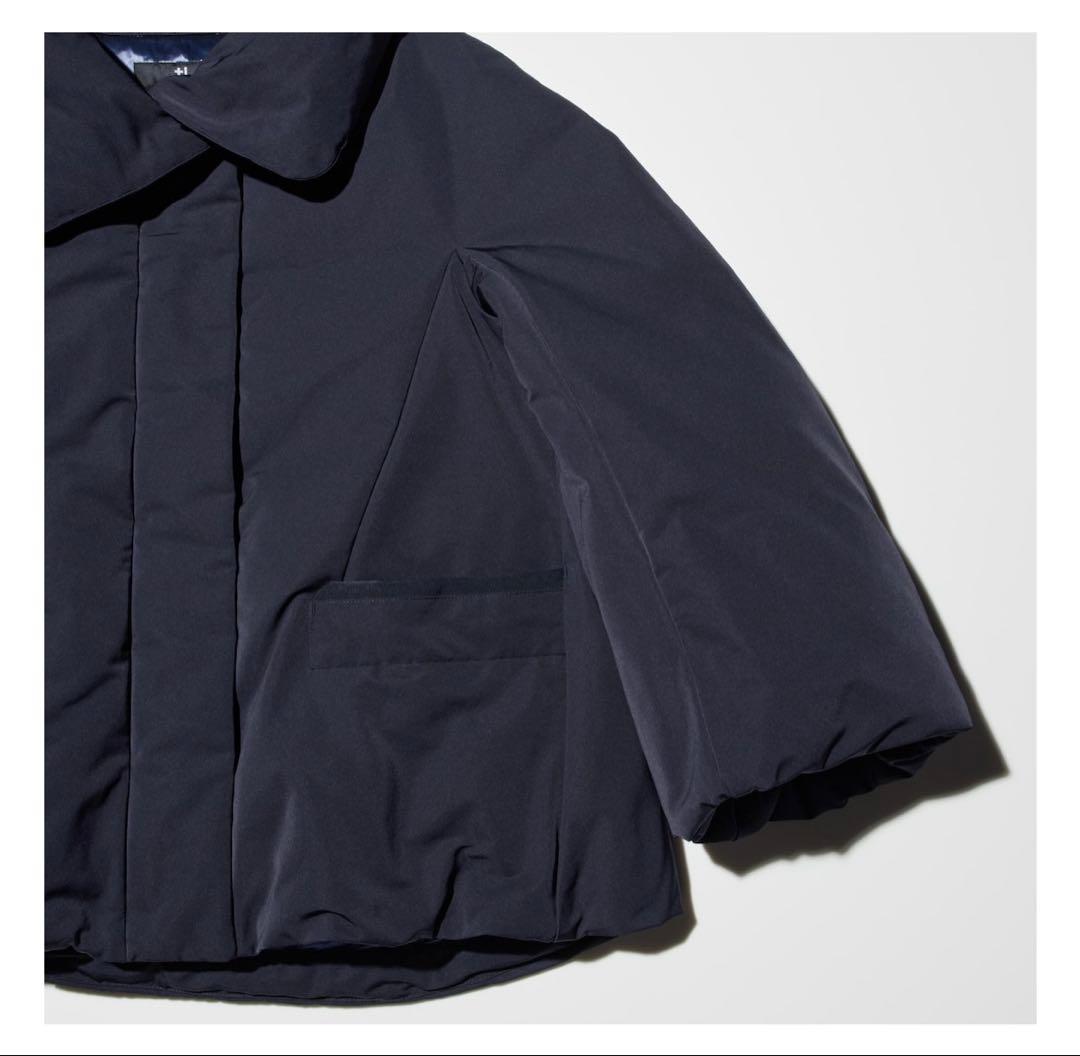 【24h以内発送】UNIQLO +J ハイブリッドダウンジャケット S ネイビー