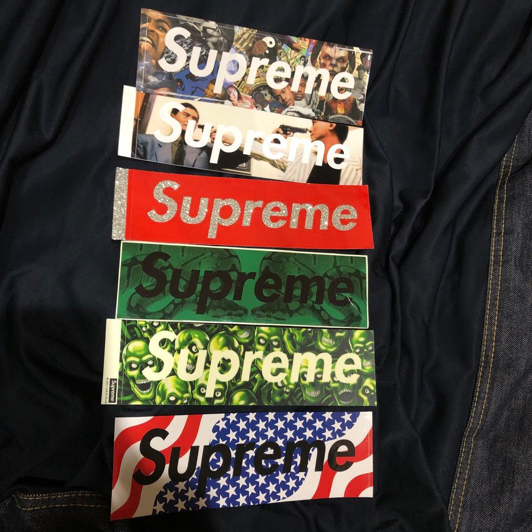 supreme people's BOX LOGOステッカー