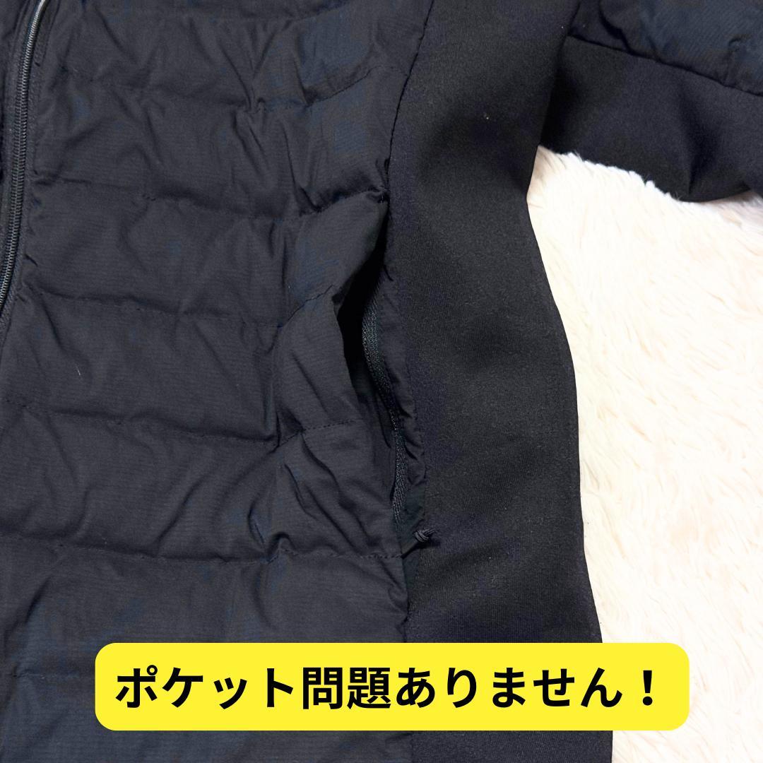⭐ほぼ新品　ノースフェイス レッドランフーディ 黒　女性 M　撥水 防寒 保温