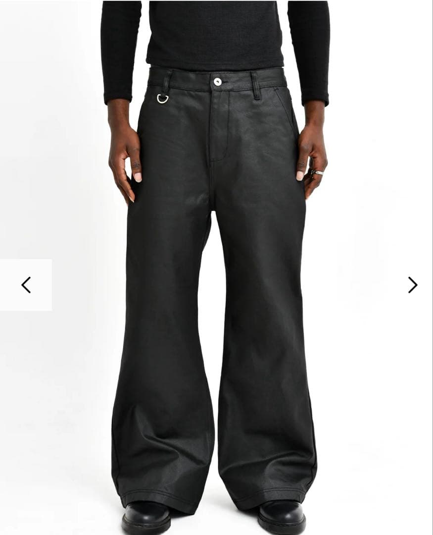 asapmode Stacked Oil Coating Pants Mサイズ