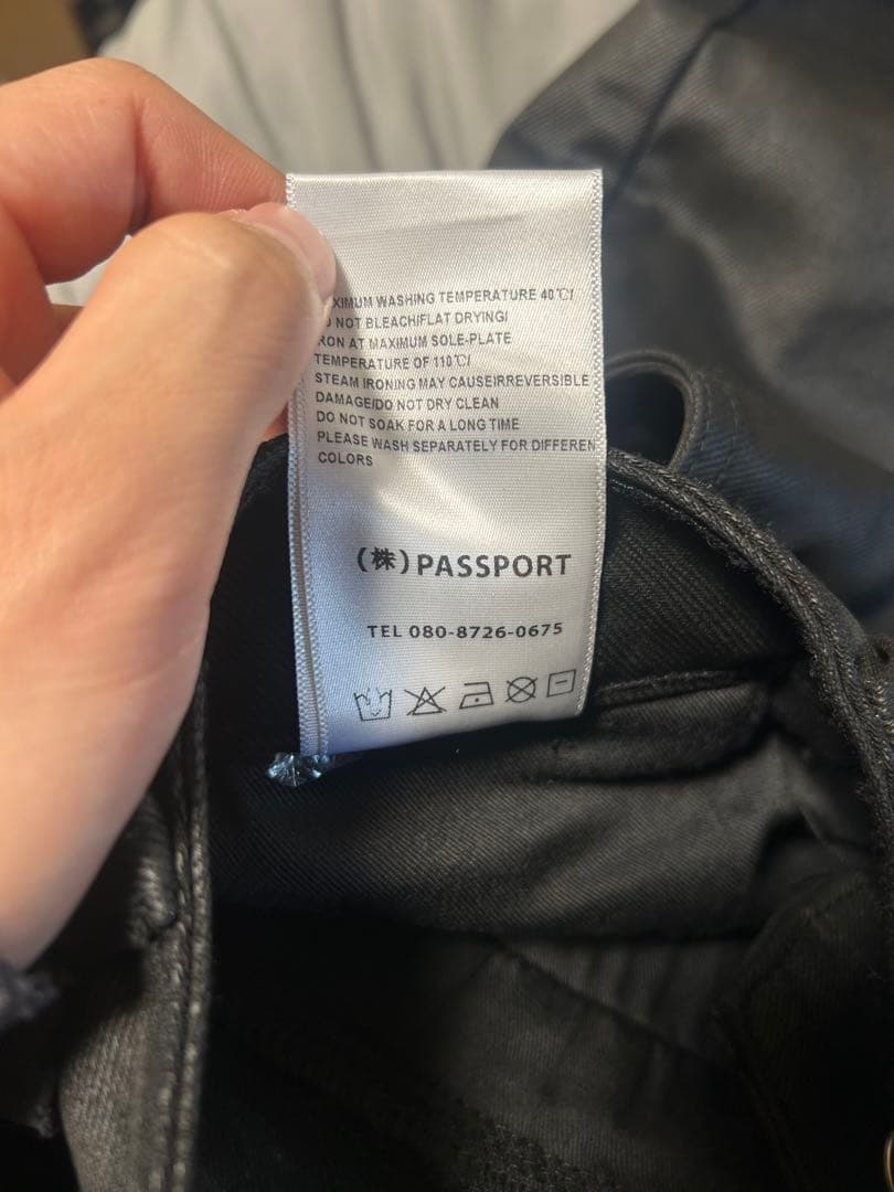 asapmode Stacked Oil Coating Pants Mサイズ