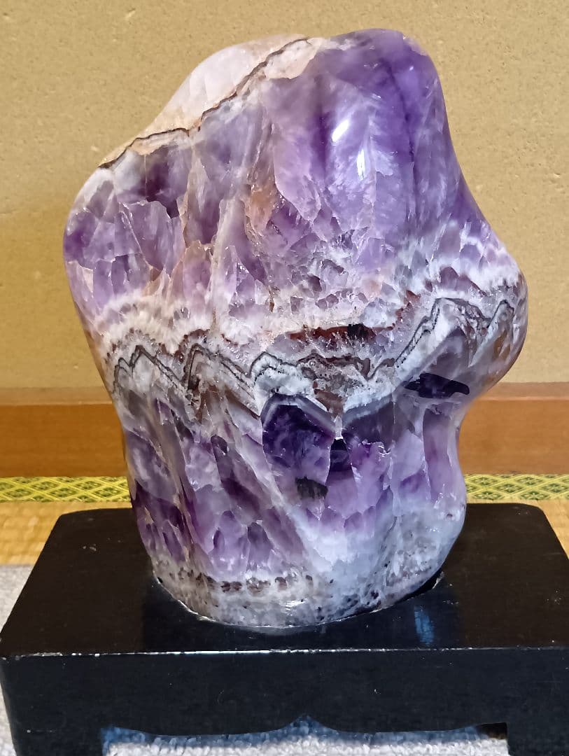 ‼️最終値下げ16000円‼️シェブロンアメジスト原石、メノウ2点セット‼️