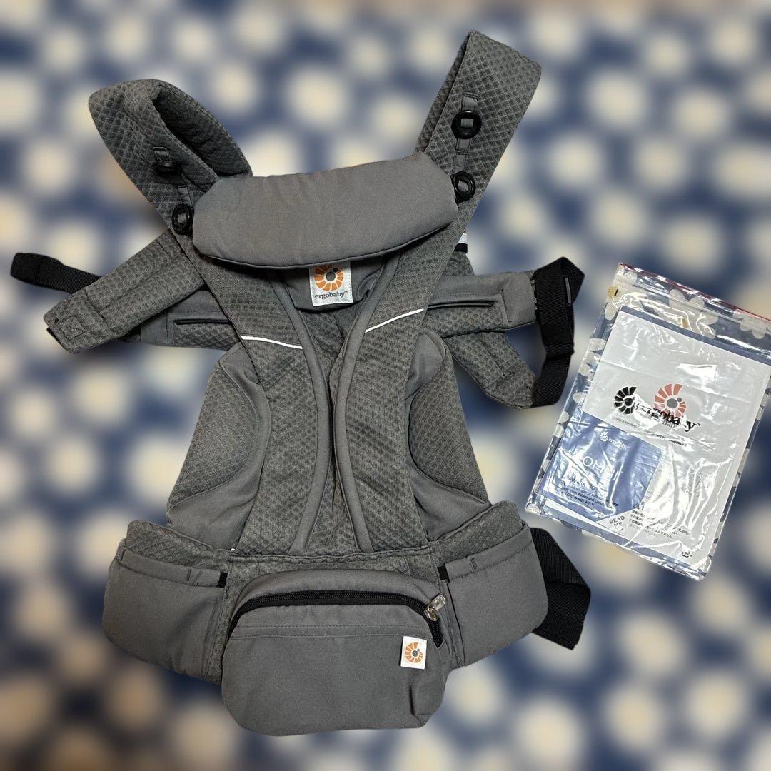 ⚫︎Maipon 説明書付き　エルゴベビー OMNI breeze グレー