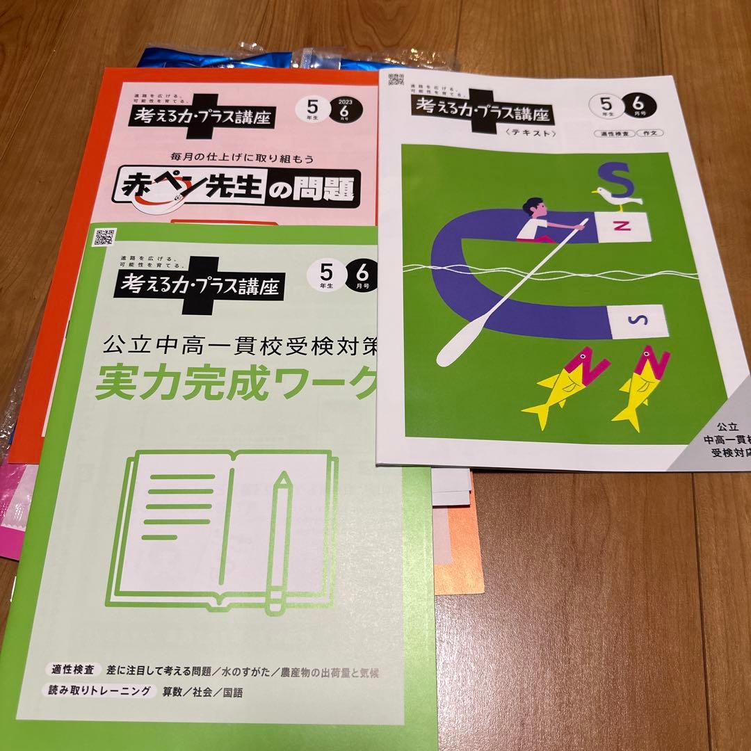 チャレンジ　考える力・プラス講座　5年生 10ヶ月分