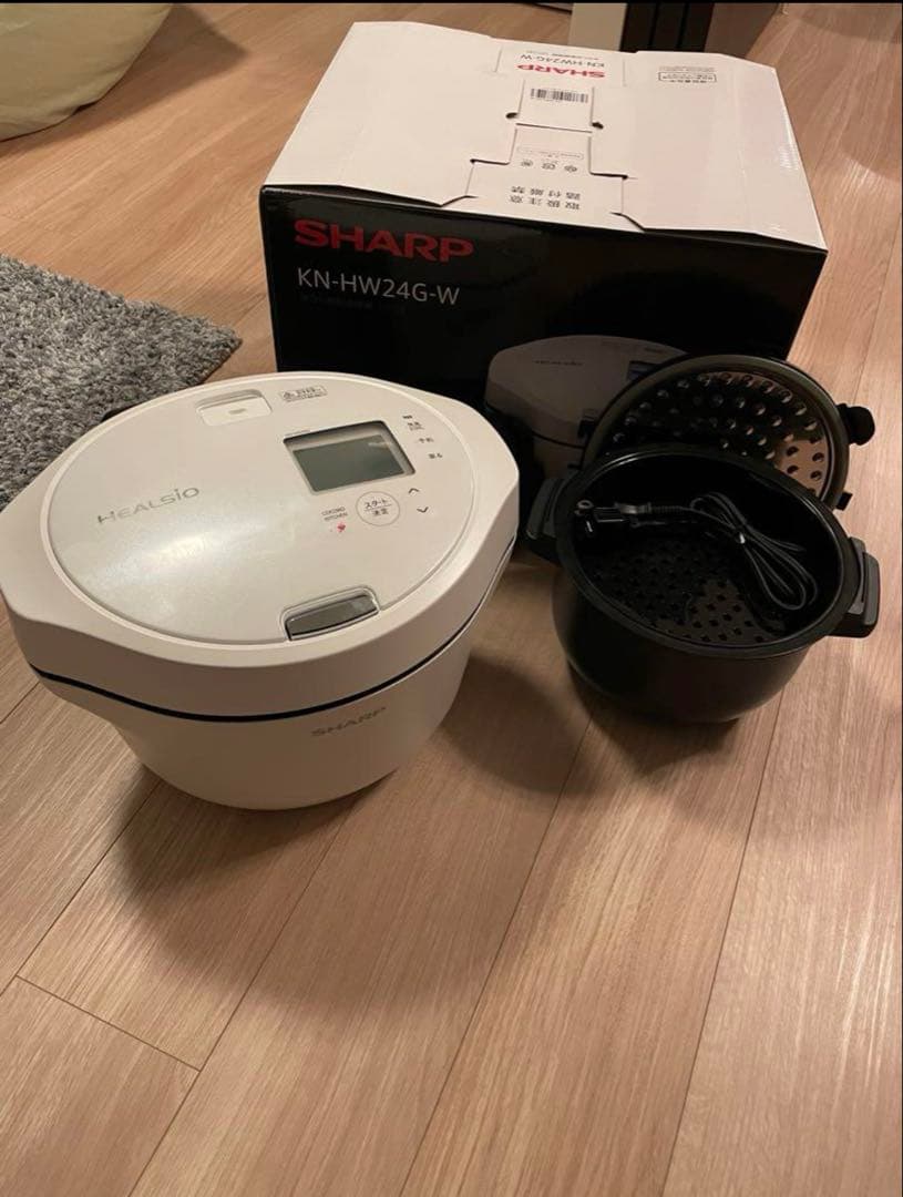 HEALSIO ヘルシオ ホットクックKN-HW24G-W おまけ 調理本付