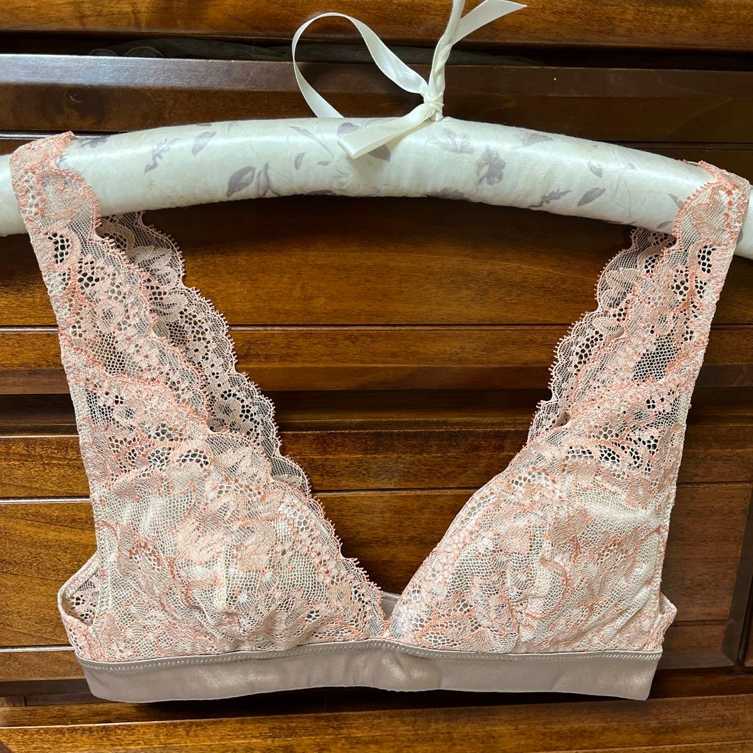 langelique ミロ　ノンワイヤーブラ・ショーツセットM