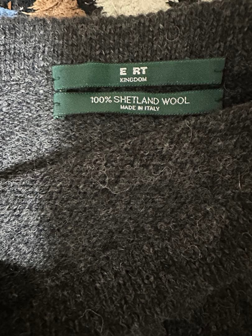 へ　ert kingdom 25aw ボートネックニット