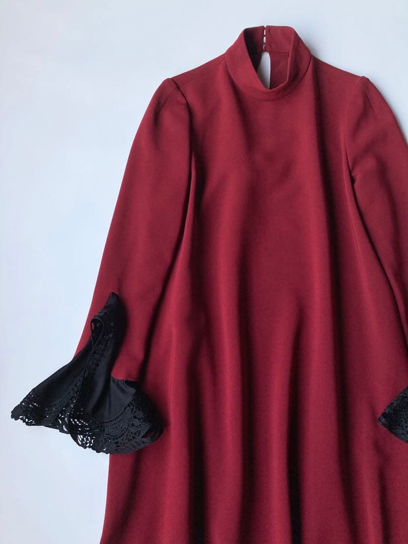 Mame Kurogouchi レース カフス ワンピース マメ