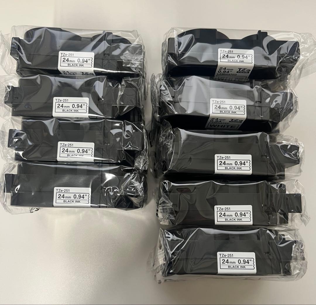 brother Ptouch テープカセット 24mm 9個セット