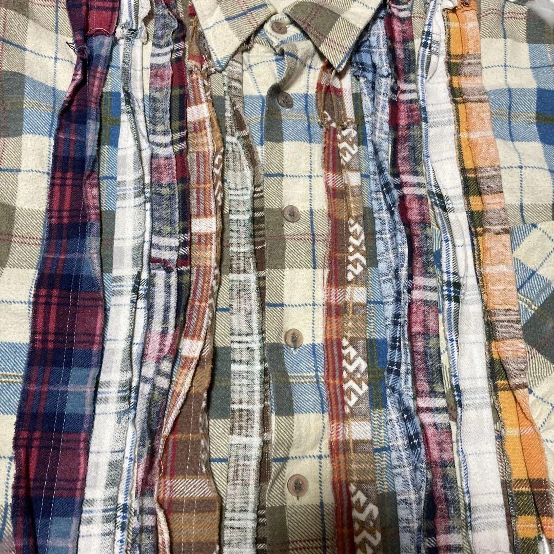 Rebuild by Needles プリントネルシャツ　プリネル