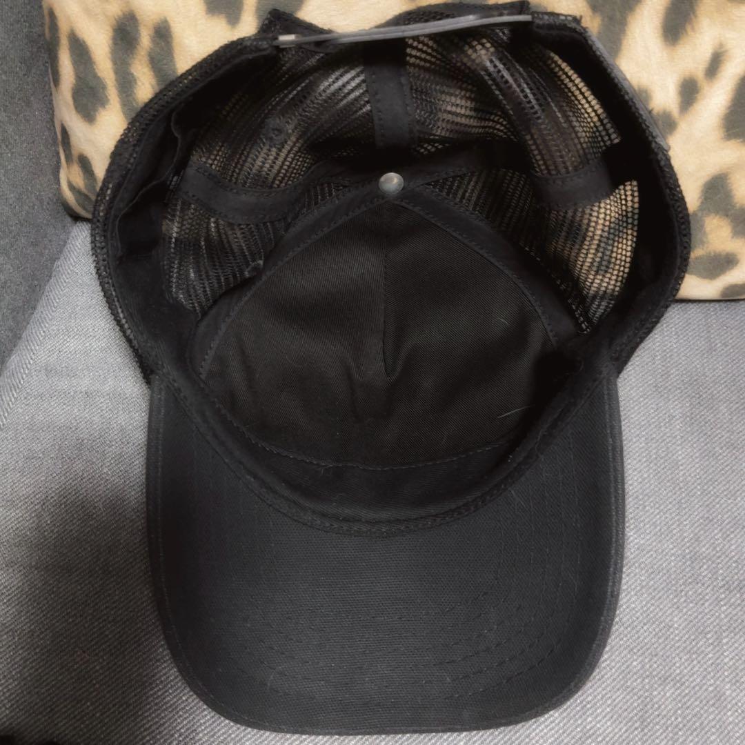 AMIRI アミリメッシュキャップ 刺繍ロゴ ブラック黒 ユニセックスサイズ