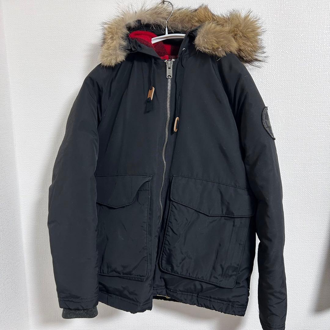 Woolrich ウールリッチ ダウン ジャケット 黒 ファー付き 650FP