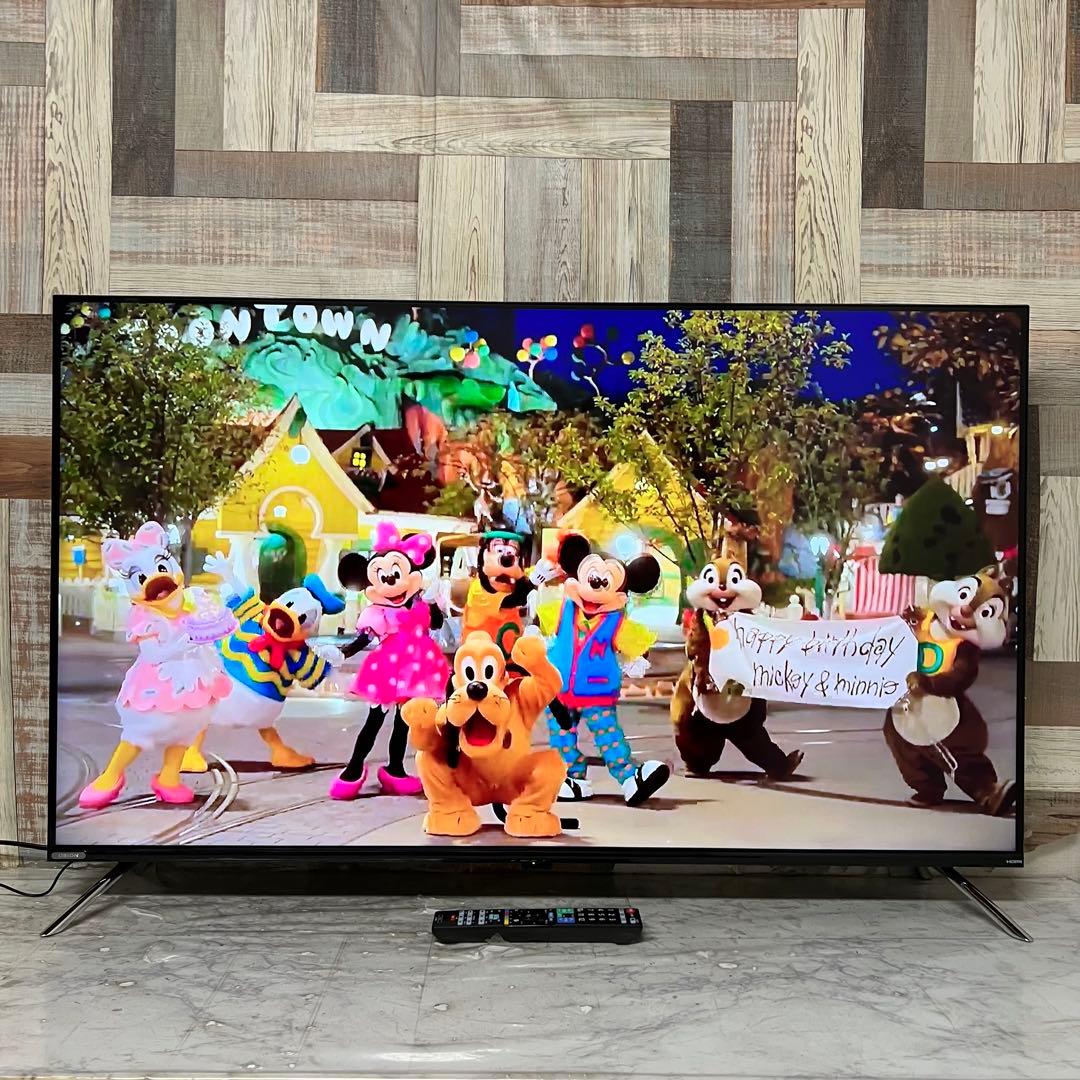 即日受渡❣️全国送料込オリオン 4Kチューナー内蔵ダブルチューナー 50型裏録画