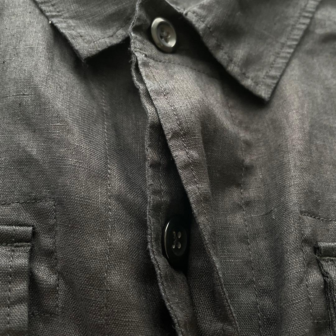 【ゆっこ ✨】solamonat poche リネンミリタリーJK ジャケ