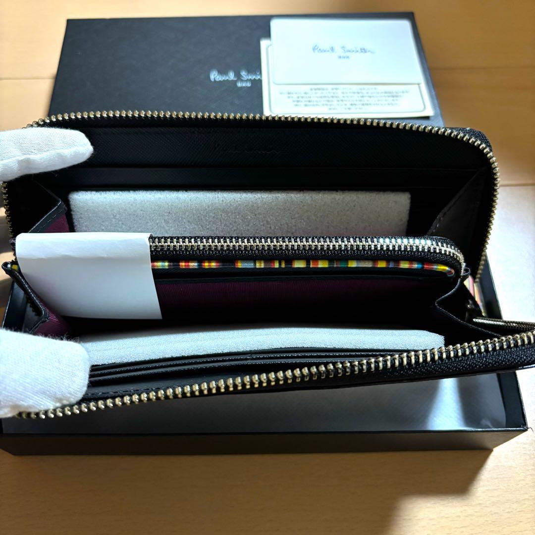 超激レア　Paul Smith ジップストローグレイン　長財布　新品未使用品　黒