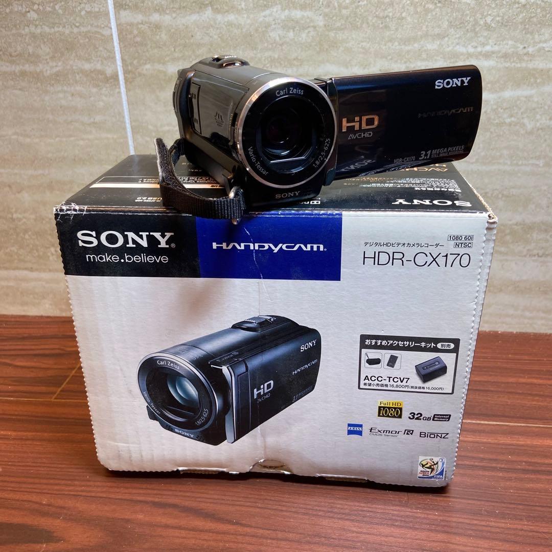 SONY HDR-CX170ビデオカメラ ほぼ新品 4090
