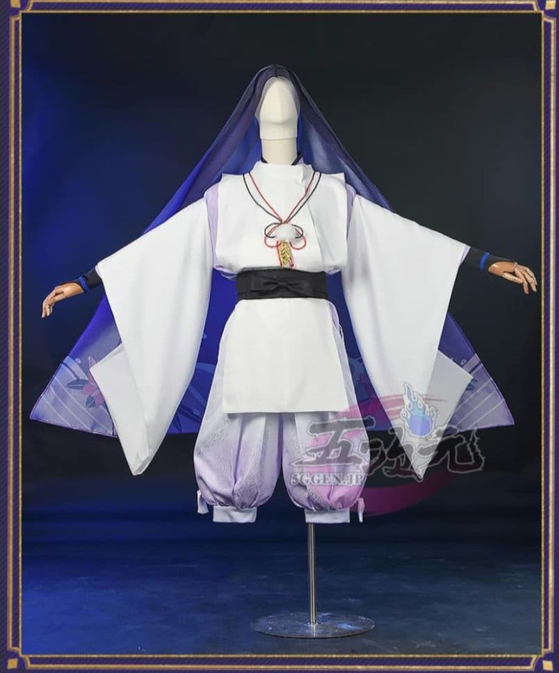 原神　傾奇者　スカラマシュ　コスプレ衣装＋ウィッグ付