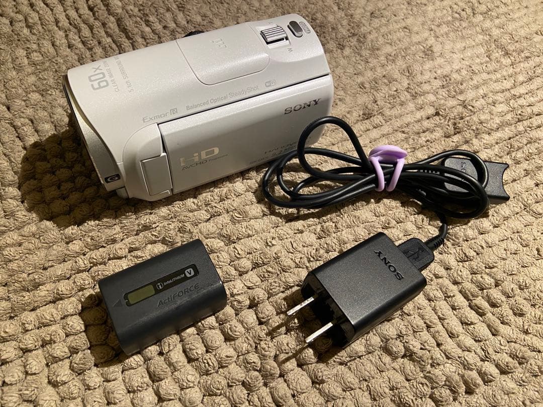 ソニー ハンディカム ビデオカメラ SONY HDR-CX670 白