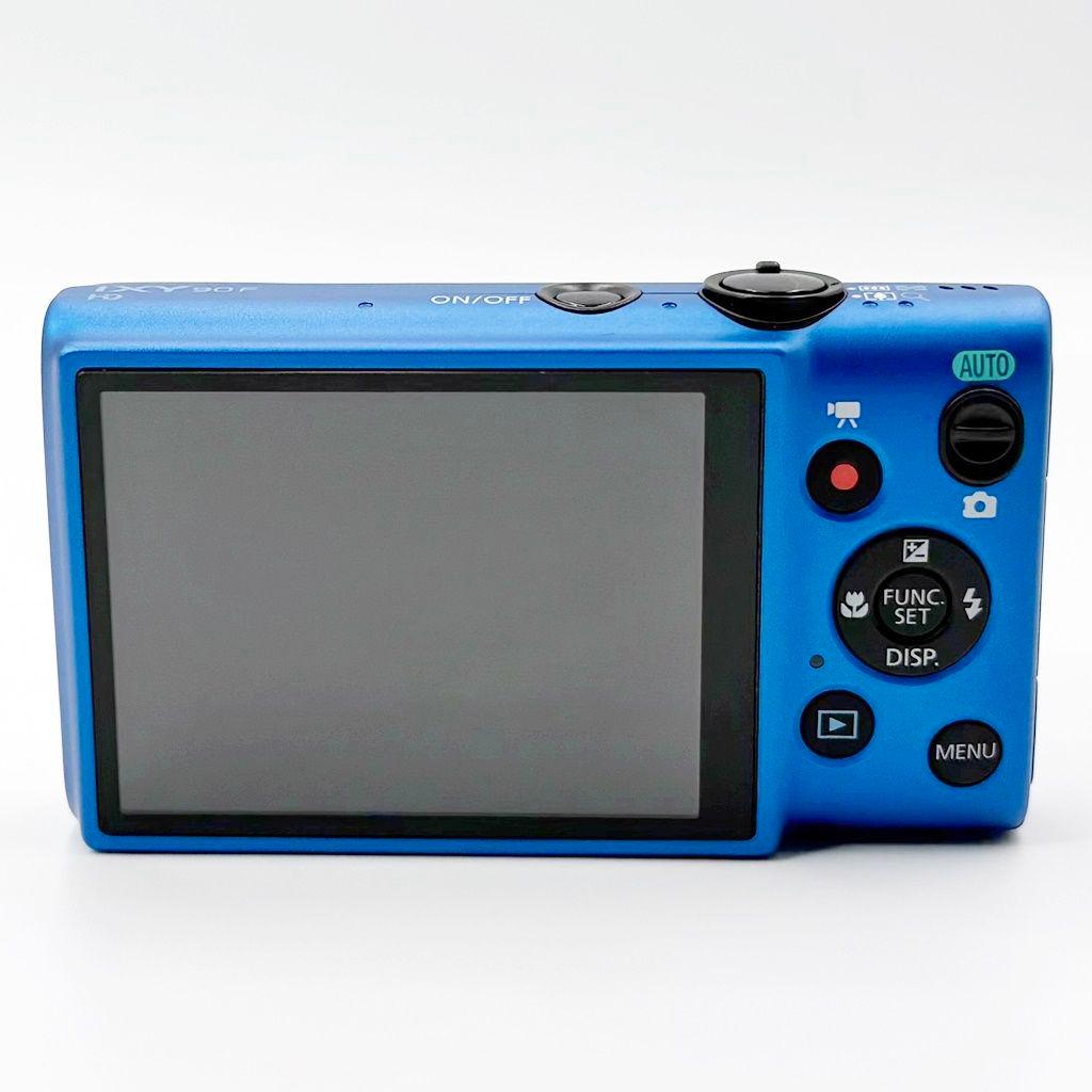 キヤノン CANON IXY 90F ブルー コンデジ カメラ 中古