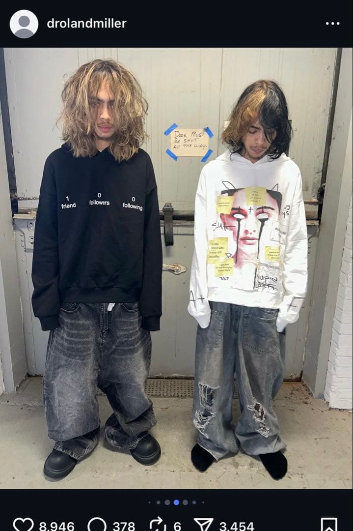 トップス droland miller DND hoodie