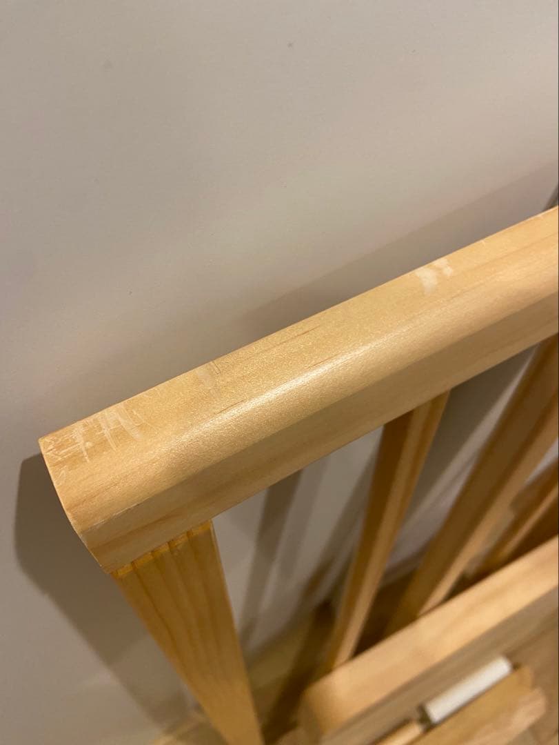 そいねーる＋ロング マットレス付き ナチュラル　ベビーベッド キャスター付き