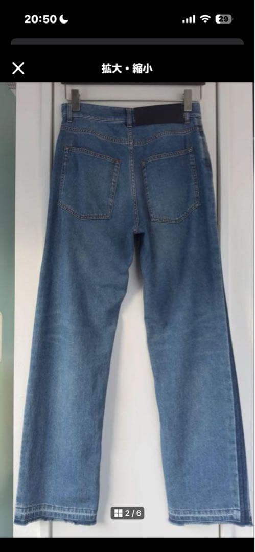 【美品】LOEWE22ss ストレートデニム