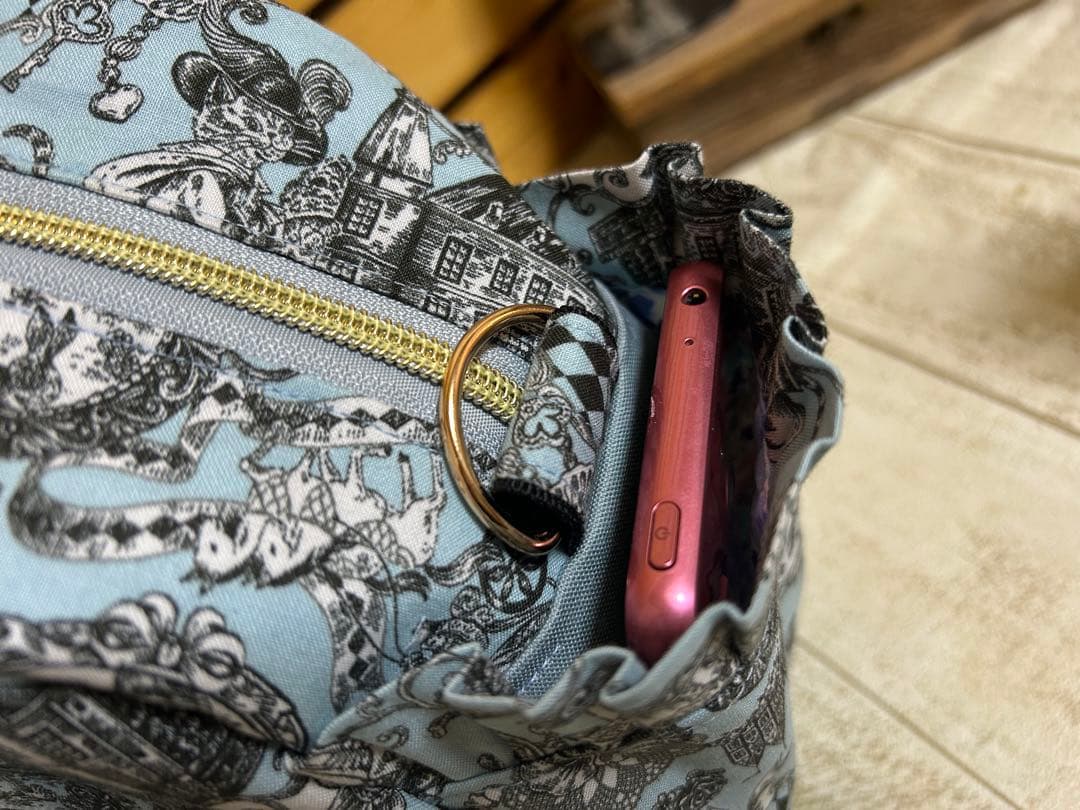 love♡kokka. 長靴を履いた猫　超レア生地　サイドpボストンバッグ