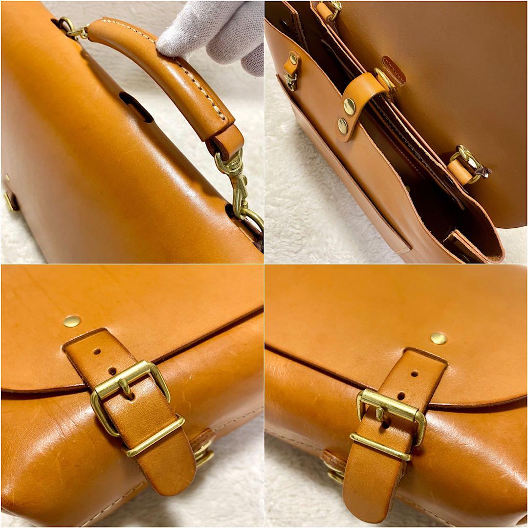 HERZ ヘルツ CW-137 ナレッジバッグ 3way キャメル Mサイズ