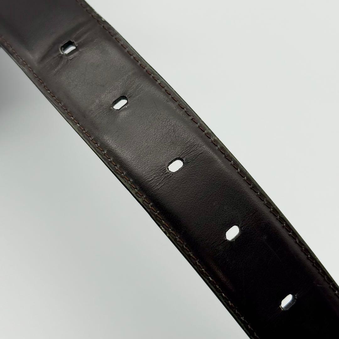 ✨箱付美品✨カルティエ レザー シルバー金具 本革 リバーシブル ベルト 紳士