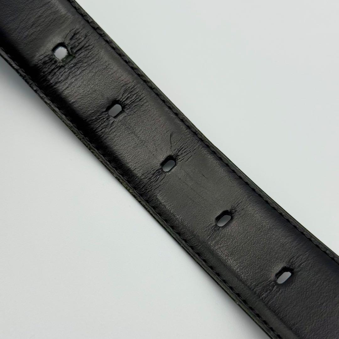 ✨箱付美品✨カルティエ レザー シルバー金具 本革 リバーシブル ベルト 紳士