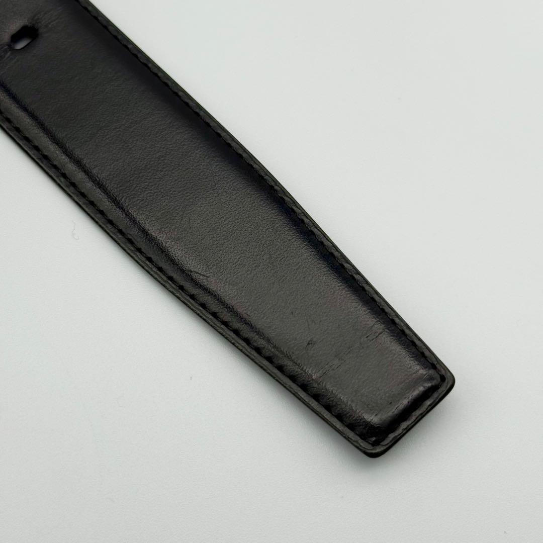 ✨箱付美品✨カルティエ レザー シルバー金具 本革 リバーシブル ベルト 紳士