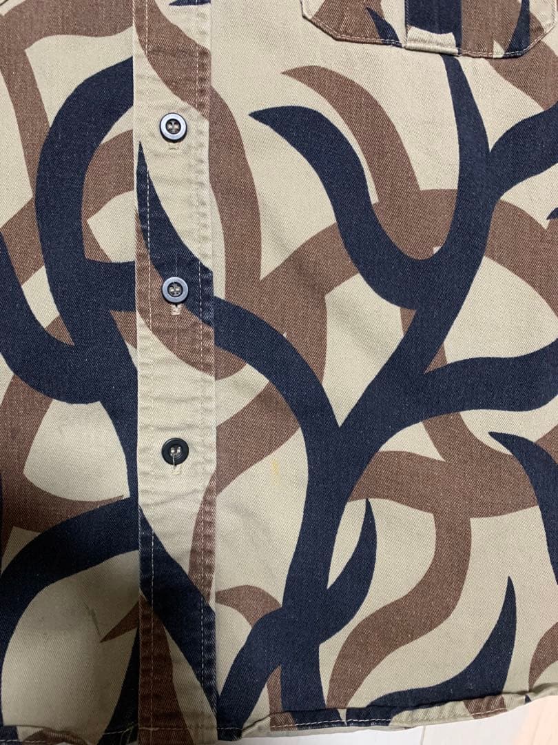 poniiio　90s トライバルカモ　長袖シャツ