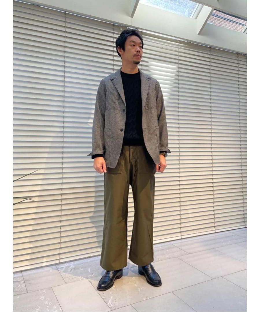 【新品タグ付】 ウール ケーブル ニット ホワイト L TOMORROWLAND