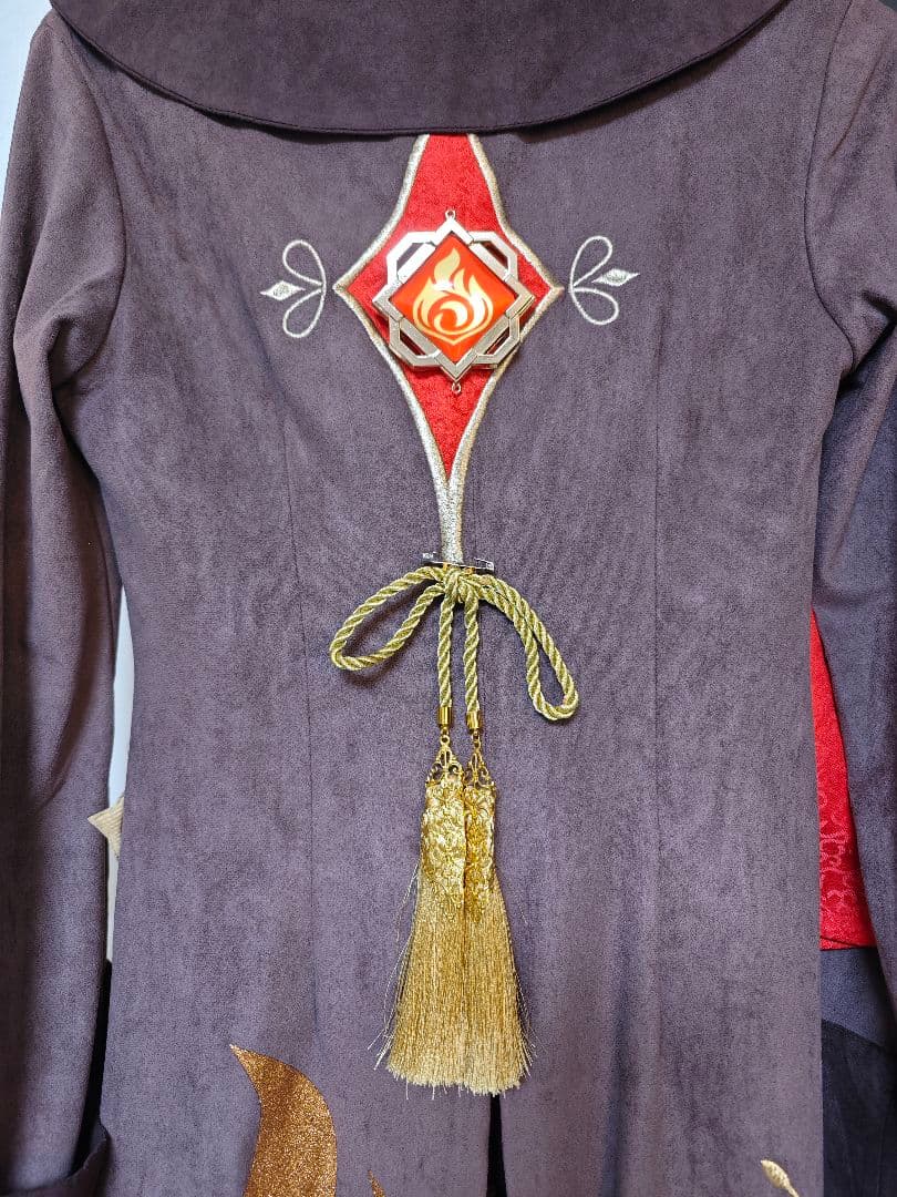 原神　胡桃　三分妄想　コスプレ衣装　Mサイズ　靴（23.5cm）、ウィッグ一式