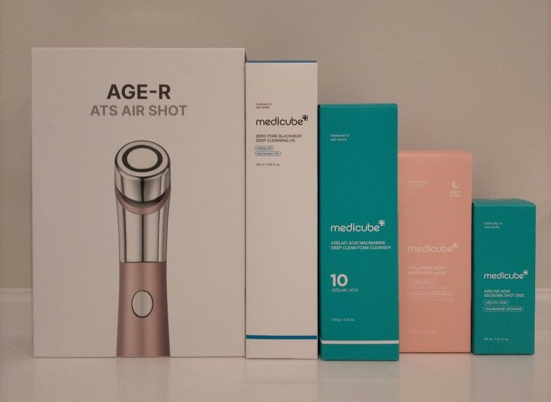 メディキューブ エアショット ピンク クレンジング エクソソームショット マスク