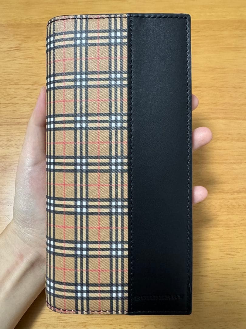 [新品未使用］バーバリー　長財布　新品　チェック