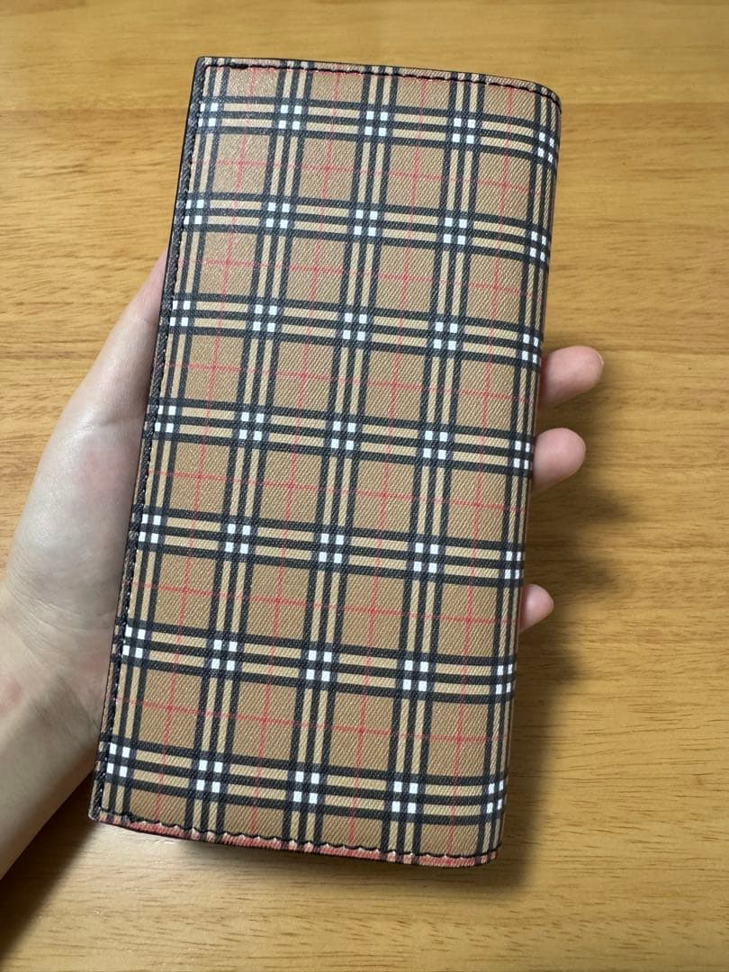 [新品未使用］バーバリー　長財布　新品　チェック