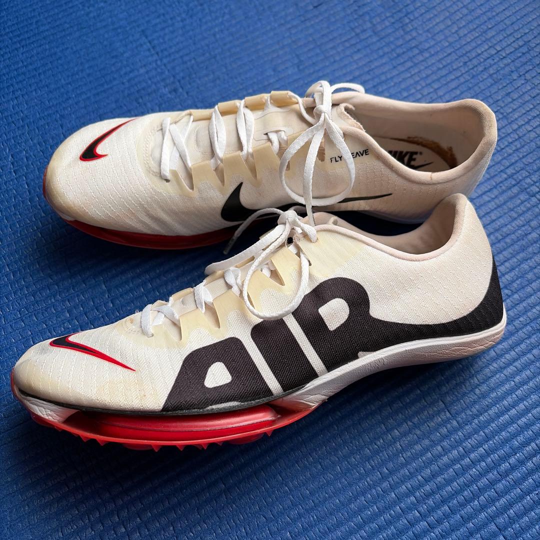 ナイキ エアズーム マックスフライ モアテン27.0cm ホワイト