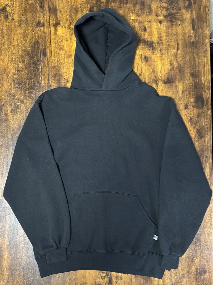 古着　90s RUSSELL ATHLETIC パーカー L ブラック USA