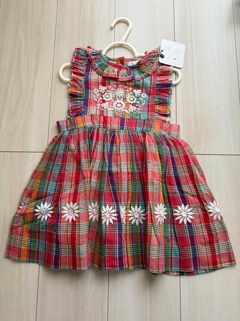 専用　　LALI チェック柄ワンピース 3歳用