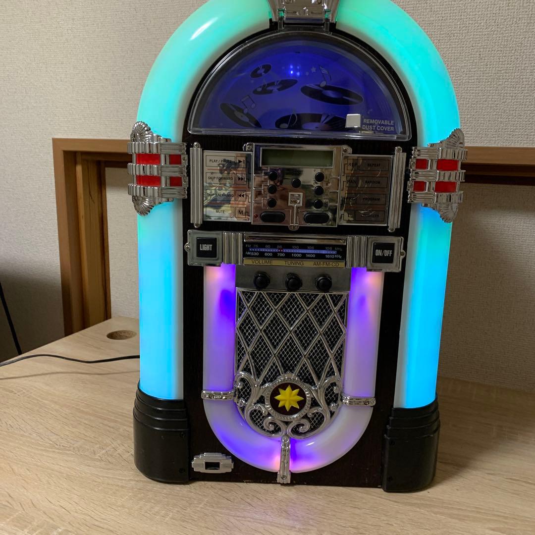 希少 おすすめ ジュークボックス(CD.ラジオ不可)ライトのみ可能インテリアに、